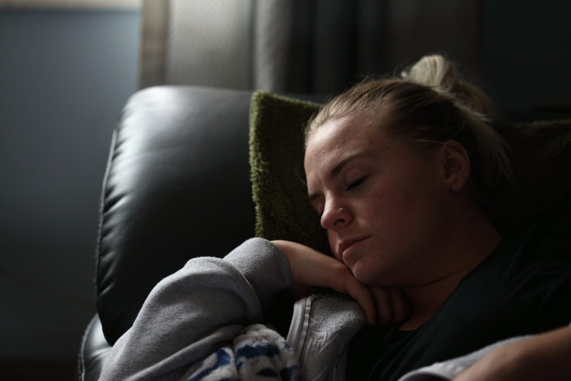 Woman sleeping